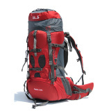 山林间的红色伴侣 北山狼75L登山包使用体验